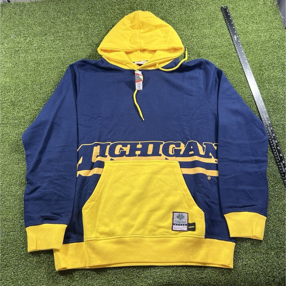 Mitchell & Ness Michigan Wolverines Hoodie XL